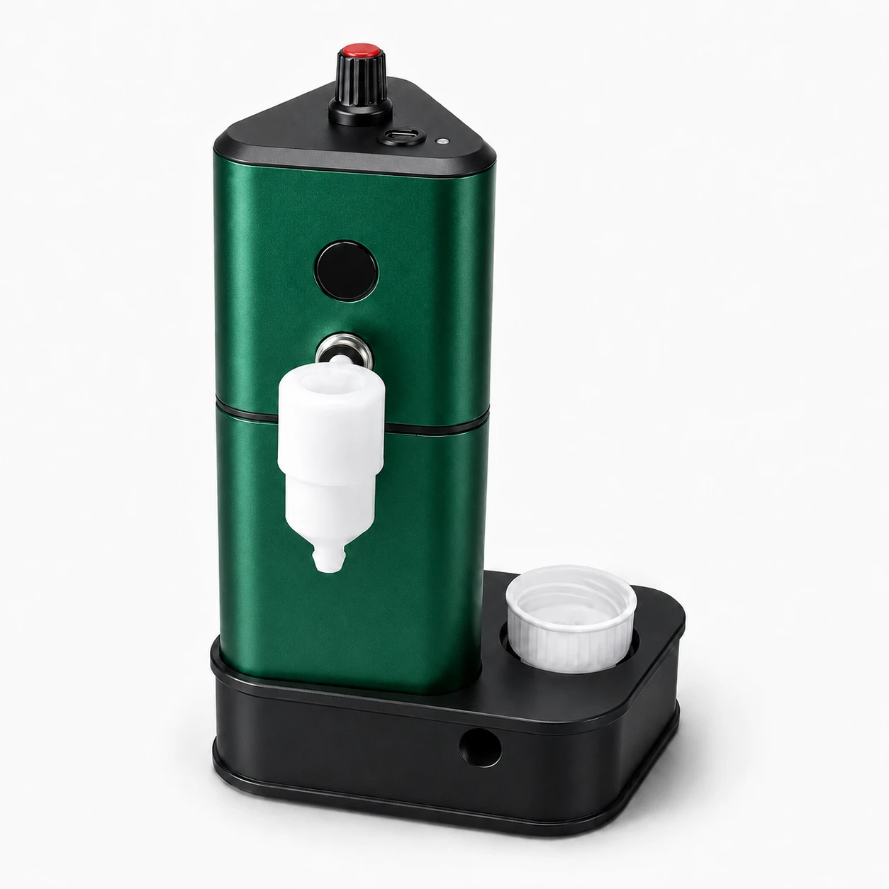DZone CLN4 tattoo cartridge rinse system in dark green finish