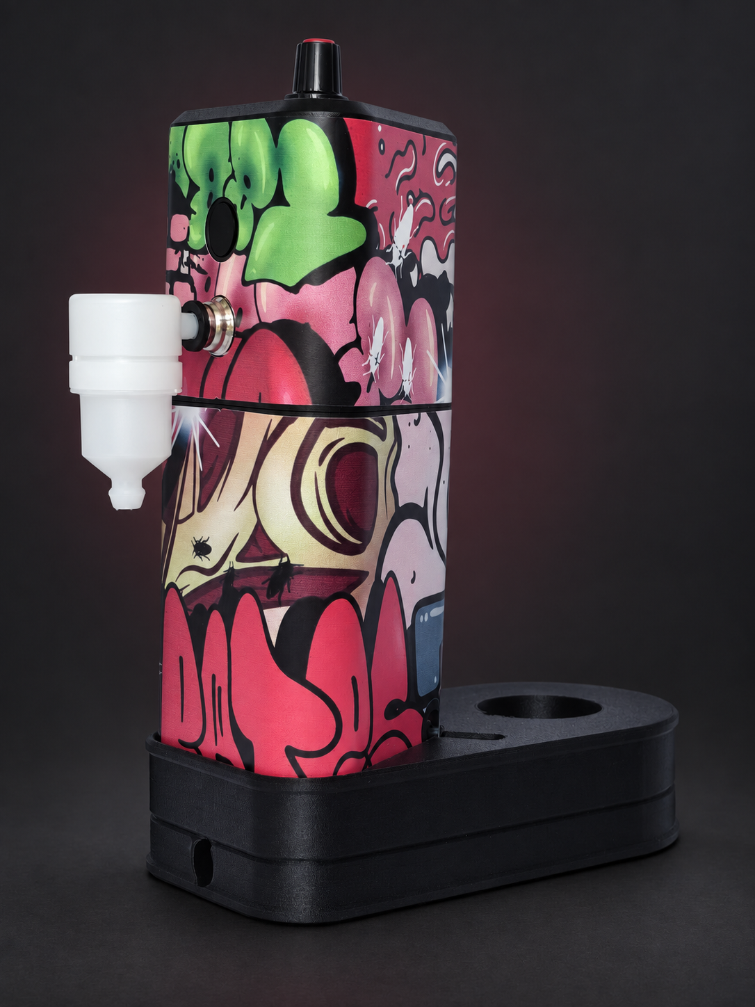 CLN4 graffiti edition tattoo needle cleaner with cleaning cup and base